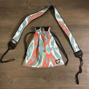 Mod drop in camera bag and strap